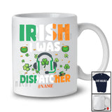 Personalized Irish I Was Dispatcher; Fantastic St. Patrick's Day Lucky Shamrocks; Custom Name Family T-Shirt