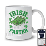 Personalized Irish I Was Faster; Joyful St. Patrick's Day Shoes; Custom Name Runner Running T-Shirt