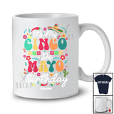 Personalized It's My Cinco De Mayo Birthday; Joyful Birthday Party; Custom Name Mexican Groovy T-Shirt
