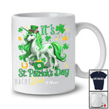 Personalized It's St. Patrick's Day Y'all; Amazing Custom Name Leprechaun Unicorn; Shamrocks T-Shirt