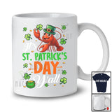 Personalized It's St. Patrick's Day Y'all; Lovely Leprechaun Crawfish; Custom Name Family T-Shirt