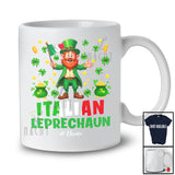 Personalized Italian Leprechaun; Awesome St. Patrick's Day Custom Name Italian; Shamrocks Family T-Shirt