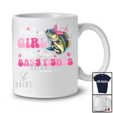 Personalized Just A Girl Who Loves Bass Fishes; Lovely Custom Name Girl Women Bass Fish T-Shirt