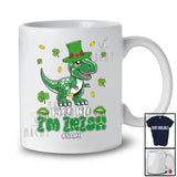 Personalized Kiss Me I'm Irish; Adorable St. Patrick's Day Custom Name Dinosaur; Family T-Shirt