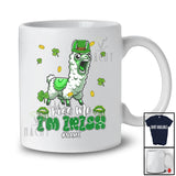 Personalized Kiss Me I'm Irish; Adorable St. Patrick's Day Custom Name Llama; Family T-Shirt