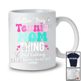 Personalized Killin' This Tennis Mom; Humorous Mother's Day Hearts Tennis; Custom Name Player T-Shirt