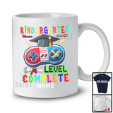 Personalized Kindergarten Level Complete, Joyful Graduation Game Controller, Custom Name Gamer T-Shirt