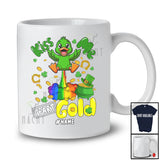 Personalized Kiss Me I Fart Gold; Humorous St. Patrick's Day Custom Name Duck; Irish Shamrocks T-Shirt