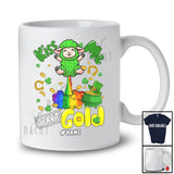 Personalized Kiss Me I Fart Gold; Humorous St. Patrick's Day Custom Name Sheep; Irish Shamrocks T-Shirt
