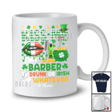 Personalized Kiss Me I'm A Barber Or Drunk; Joyful St. Patrick's Day Lips; Custom Name Jobs T-Shirt