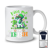 Personalized Kiss Me I'm Irish; Fantastic St. Patrick's Day Custom Name Unicorn Shamrock; Family T-Shirt