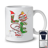 Personalized LOVE Nurse; Wonderful Christmas Plaid Leopard Ornaments; Jobs Careers T-Shirt