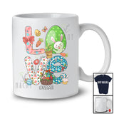 Personalized LOVE; Amazing Easter Egg Basket Bunny Flowers Carrots; Custom Name Family T-Shirt