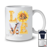 Personalized LOVE; Amazing Sunflowers Custom Name Camping; Outdoor Activities Camping T-Shirt