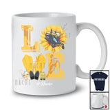 Personalized LOVE; Amazing Sunflowers Custom Name Scuba Diving; Scuba Diver T-Shirt