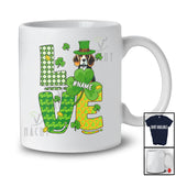 Personalized LOVE; Wonderful St. Patrick's Day Custom Name Beagle Leprechaun Shamrocks T-Shirt