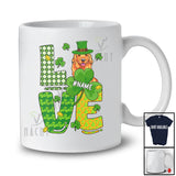 Personalized LOVE; Wonderful St. Patrick's Day Custom Name Golden Retriever Leprechaun T-Shirt