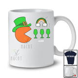 Personalized Leprechaun Eating Wine; Humorous St. Patrick's Day Video Games; Custom Name Gamer T-Shirt