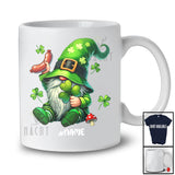 Personalized Leprechaun Gnome Eat Sausage; Happy St. Patrick's Day Custom Name Food Lover T-Shirt