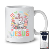 Personalized Let Me Tell You About My Jesus; Lovely Easter Leopard Cross; Custom Name Family T-Shirt