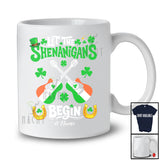 Personalized Let Shenanigans Begin; Joyful St. Patrick's Day Irish; Custom Name Guitar Player Guitarist T-Shirt