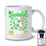 Personalized Let Shenanigans Begin; Joyful St. Patrick's Day Irish; Custom Name Soccer Player T-Shirt
