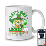 Personalized Let's Get Lucked Up; Amazing St. Patrick's Day Cocktail Horseshoe; Drinking Drunker T-Shirt