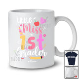 Personalized Little Miss 1st Grader; Lovely First Day Of School Custom Name First Grade Students T-Shirt