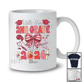 Personalized Little Miss 2nd Grade Grad 2026; Lovely Graduation Custom Name Graduate Family T-Shirt