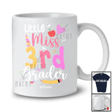 Personalized Little Miss 3rd Grader; Lovely First Day Of School Custom Name Third Grade Students T-Shirt