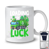Personalized Loading Of Luck; Fantastic St. Patrick's Day Custom Name Garbage Driver; Shamrock T-Shirt