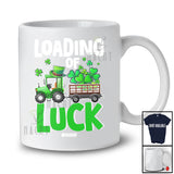 Personalized Loading Of Luck; Fantastic St. Patrick's Day Custom Name Tractor Driver; Shamrock T-Shirt
