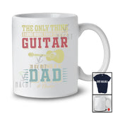 Personalized Love More Than Playing Guitar Dad; Proud Father's Day Custom Name Player T-Shirt