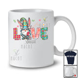 Personalized Love; Adorable Easter Egg Custom Name Bunny Gnome Lover; Matching Family Group T-Shirt