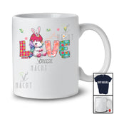 Personalized Love; Adorable Easter Egg Custom Name Bunny Unicorn Lover; Family Group T-Shirt