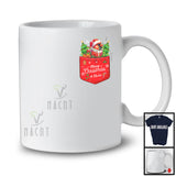 Personalized Lovely Santa Cardinal Birds In Pocket; Merry Christmas Lights Custom Name Bird T-Shirt