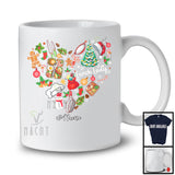 Personalized Lunch Lady Tools Christmas Heart Shape; Amazing Custom Name Lunch Lady; Jobs T-Shirt