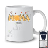 Personalized Mama Orange; Amusing Mother's Day Orange Fruit; Custom Name Vegan Family T-Shirt