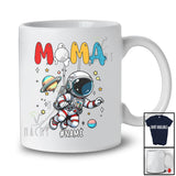 Personalized Mama; Wonderful Mother's Day Astronaut Space; Custom Name Family Group T-Shirt