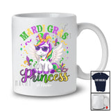 Personalized Mardi Gras Princess; Amazing Custom Name Unicorn Sunglasses; Girls Parades T-Shirt