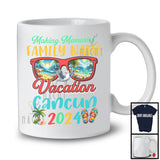 Personalized Memories Vacation Cancun 2024, Joyful Summer Custom Family Name, Beach Lover T-Shirt