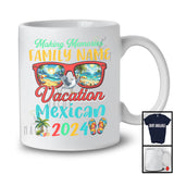 Personalized Memories Vacation Mexican 2024, Joyful Summer Custom Family Name, Beach Lover T-Shirt