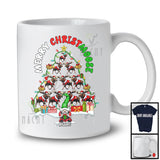 Personalized Merry Christmoose; Amazing Christmas Lights Santa Moose; Custom Name Family T-Shirt