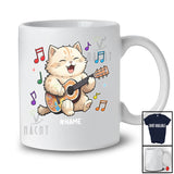 Personalized Mewsician; Lovely Custom Name Cat Playing Guitar Player; Musician Musical Instruments T-Shirt