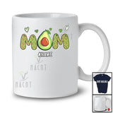 Personalized Mom Avocado; Amusing Mother's Day Avocado Fruit; Custom Name Vegan Family T-Shirt