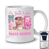 Personalized Mom I Have 3 Drinks; Lovely Mother's Day Water Coffee Soft Drink; Custom Name Family T-Shirt