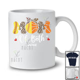 Personalized Mom Of Both; Joyful Mother's Day Leopard Basketball Softball; Custom Name Player T-Shirt