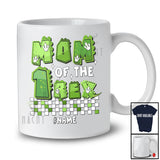 Personalized Mom Of The One Rex; Cheerful Mother's Day Birthday Dinosaur; Custom Name Family T-Shirt