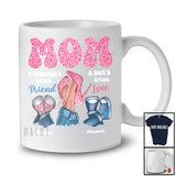 Personalized Mom Son's First Love Daughter's First Friend; Proud Mother's Day Custom Name Family T-Shirt