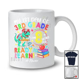 Personalized My 1st Day Of 3rd Grade; Lovely First Day Back To School Custom Name T-Rex T-Shirt
